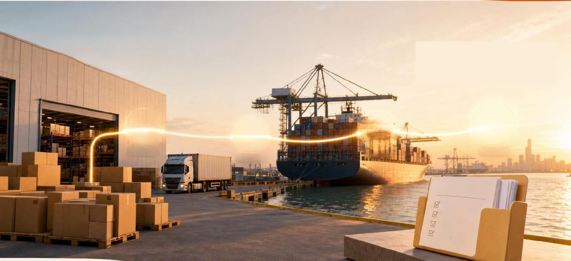 Cross-border export logistics