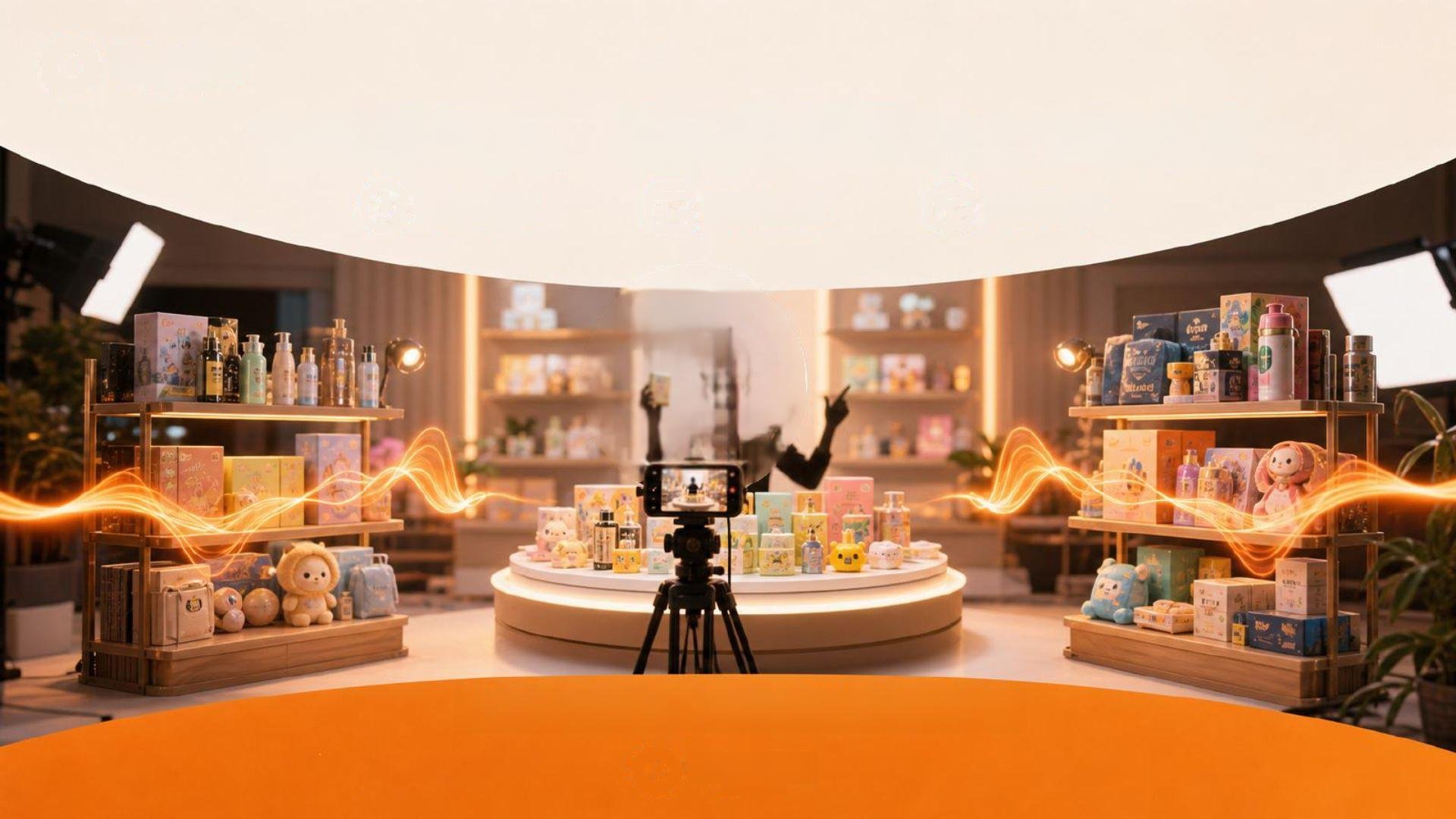 Live commerce streaming setup