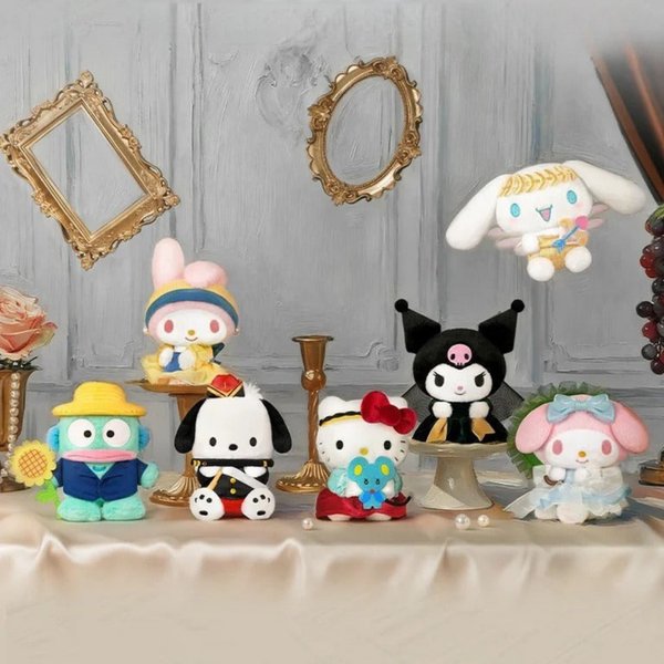 Sanrio Famous Paintings Series Plush Keychain Blind Box