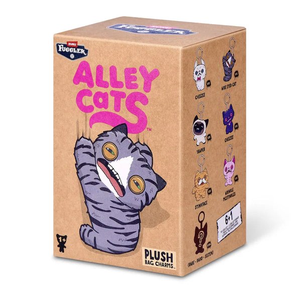 Fuggler Alley Cat Keychain Plush Blind Box