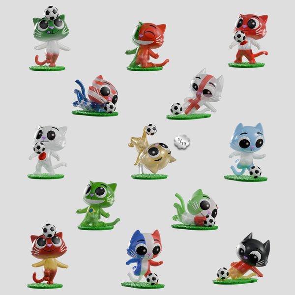 Kaleidos Creative Catscans On The Ball Blind Box